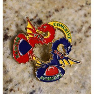 2012 Destination Imagination Pin VTDI  Vermont Dragons Conceive Believe Achieve